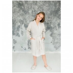 Light  linen bathrobe for children