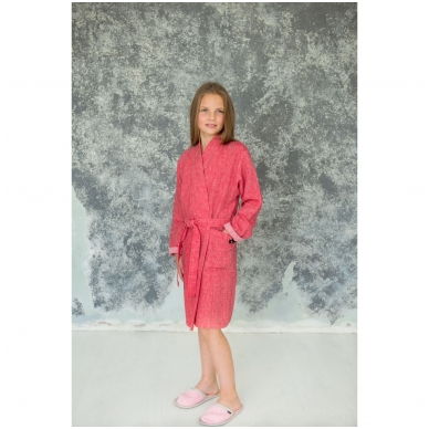 Light linen bathrobe for children 4 Light linen bathrobe for children 4