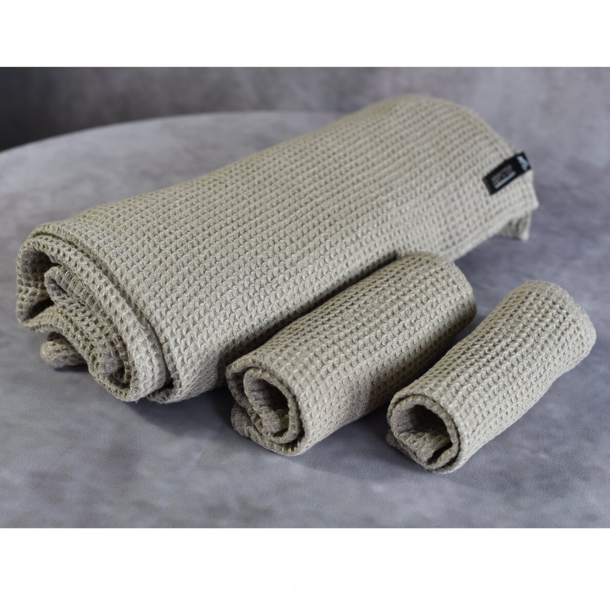 Linen waffle towel 1