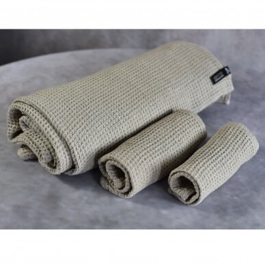 Linen waffle towel 1