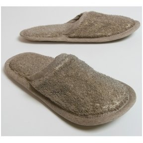 Rough terry slippers
