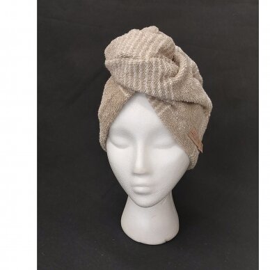 Soft linen turban