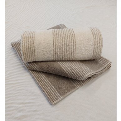 Rough linen terry towel 1