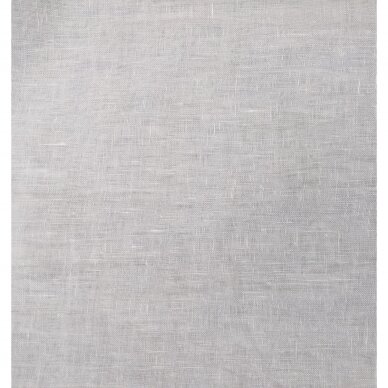 Softened bleached linen fabric, width 230 cm 1