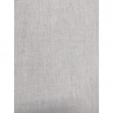 Softened off white linen fabric, width 235 cm 1
