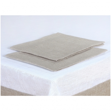 Natural linen napkin Natural linen napkin
