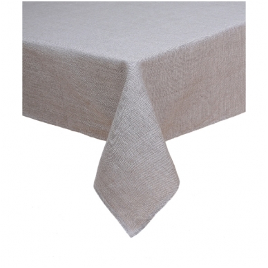 Natural linen tablecloth 2