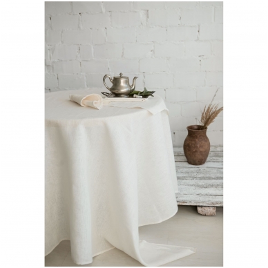 Natural linen tablecloth 1