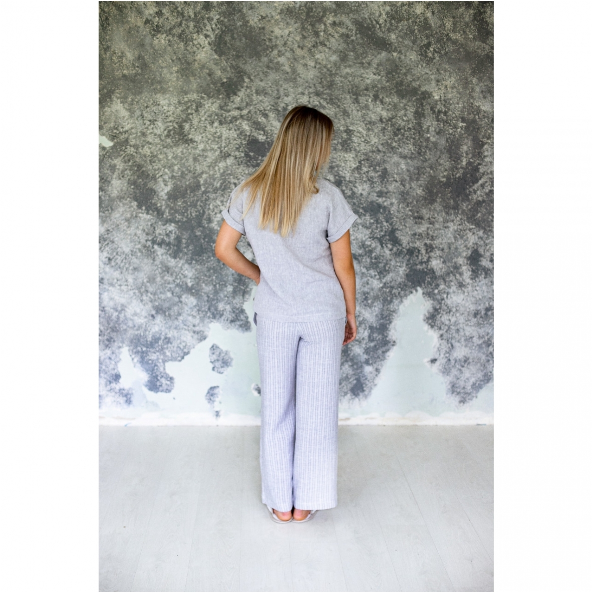 Linen pajama set 1