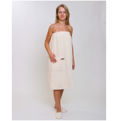 Soft linen terry sauna skirt Soft linen terry sauna skirt