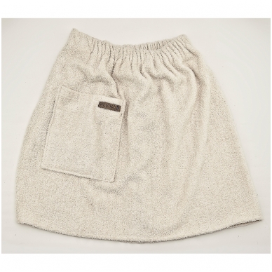 Soft linen terry sauna skirt 1 Soft linen terry sauna skirt 1