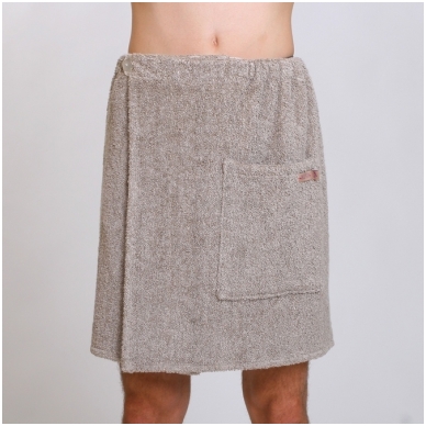 Soft linen terry sauna skirt Soft linen terry sauna skirt