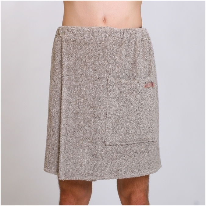 Soft linen terry sauna skirt Soft linen terry sauna skirt