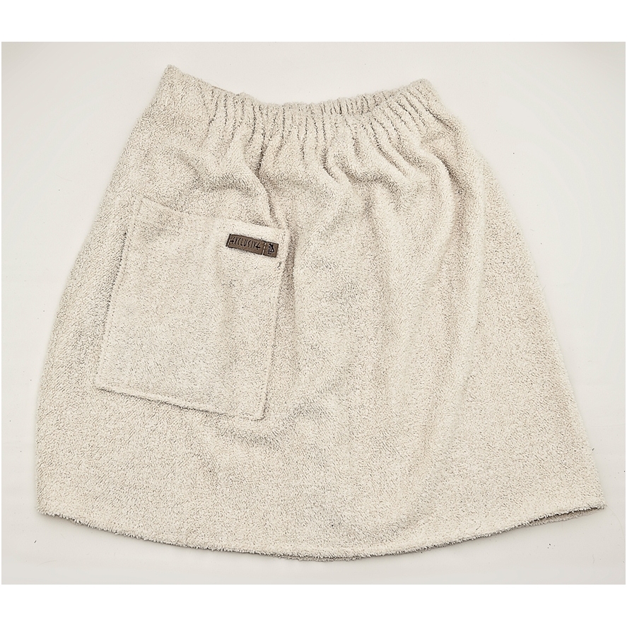 Soft linen terry sauna skirt 1 Soft linen terry sauna skirt 1