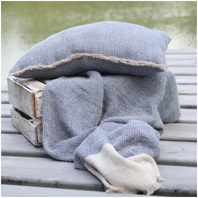 Linen waffle plaid Linen waffle plaid