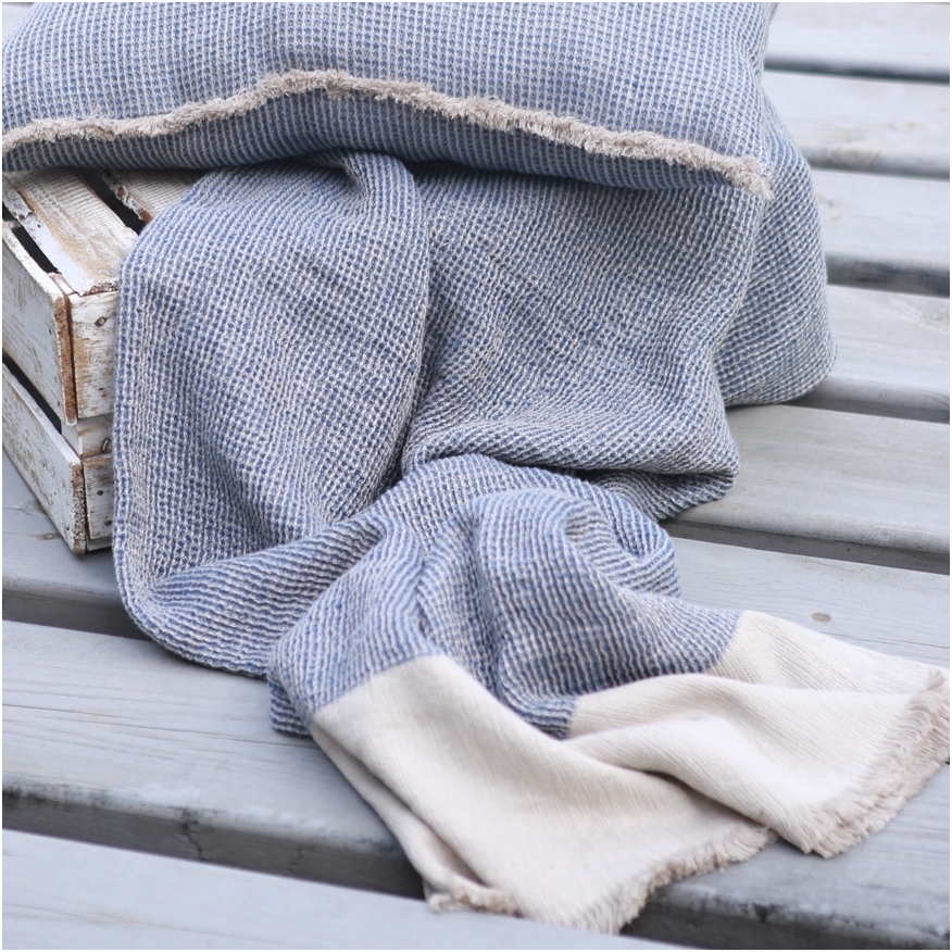 Linen waffle plaid 1 Linen waffle plaid 1
