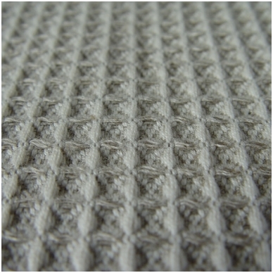 Half linen waffle fabric 2