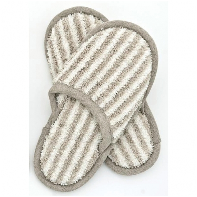 Linen terry slippers Linen terry slippers