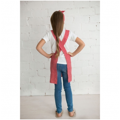 Linen kitchen apron for children 1 Linen kitchen apron for children 1