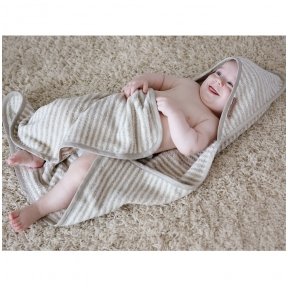 Linen baby blanket