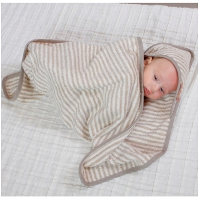 Linen baby blanket 2