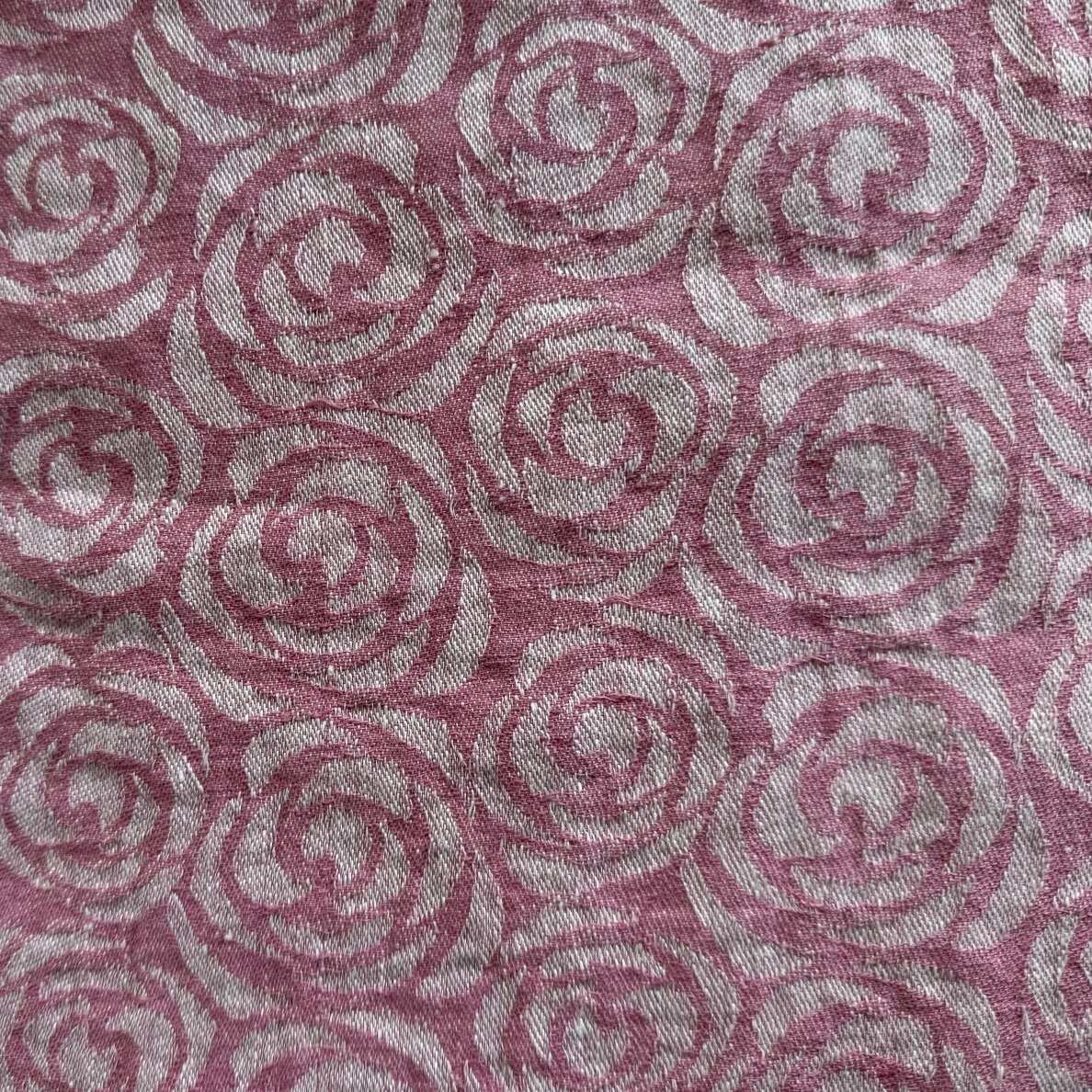 Jacquard linen fabric